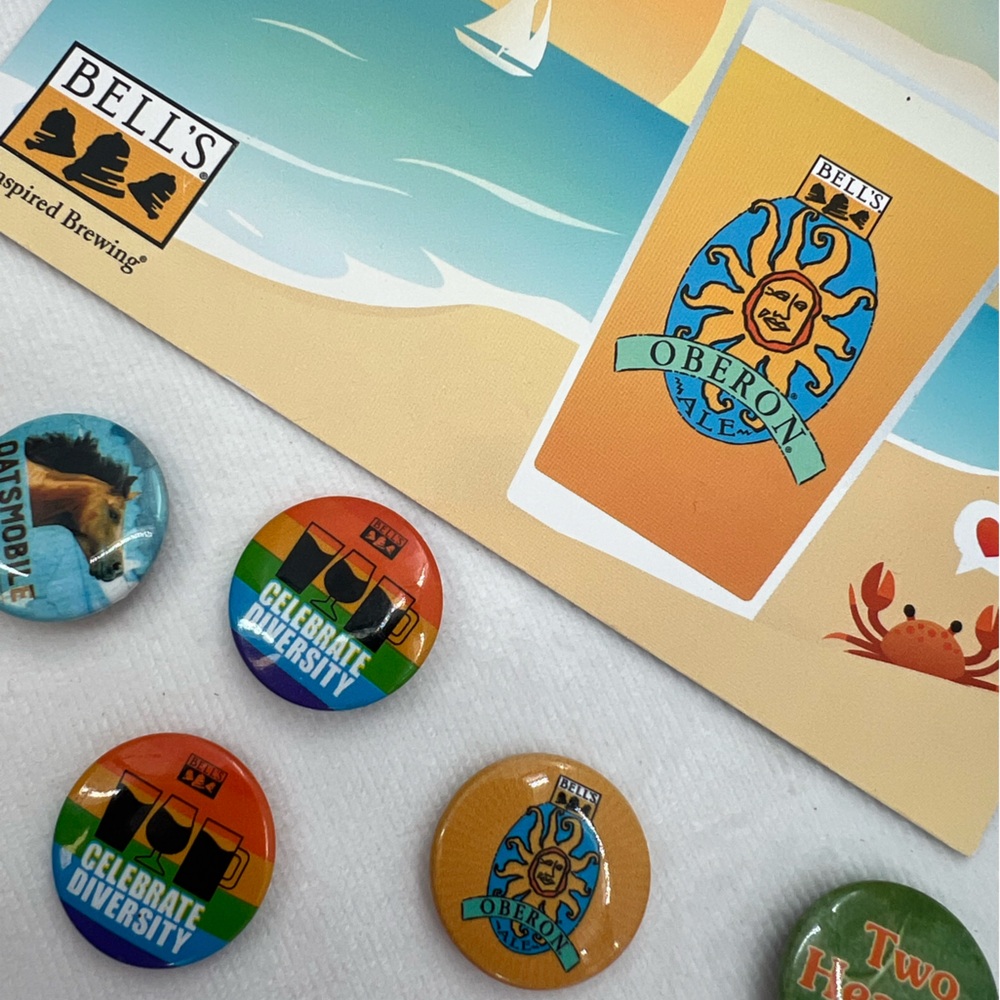 Bells Brewery Postcard & Pins